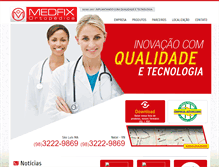 Tablet Screenshot of medfix.com.br